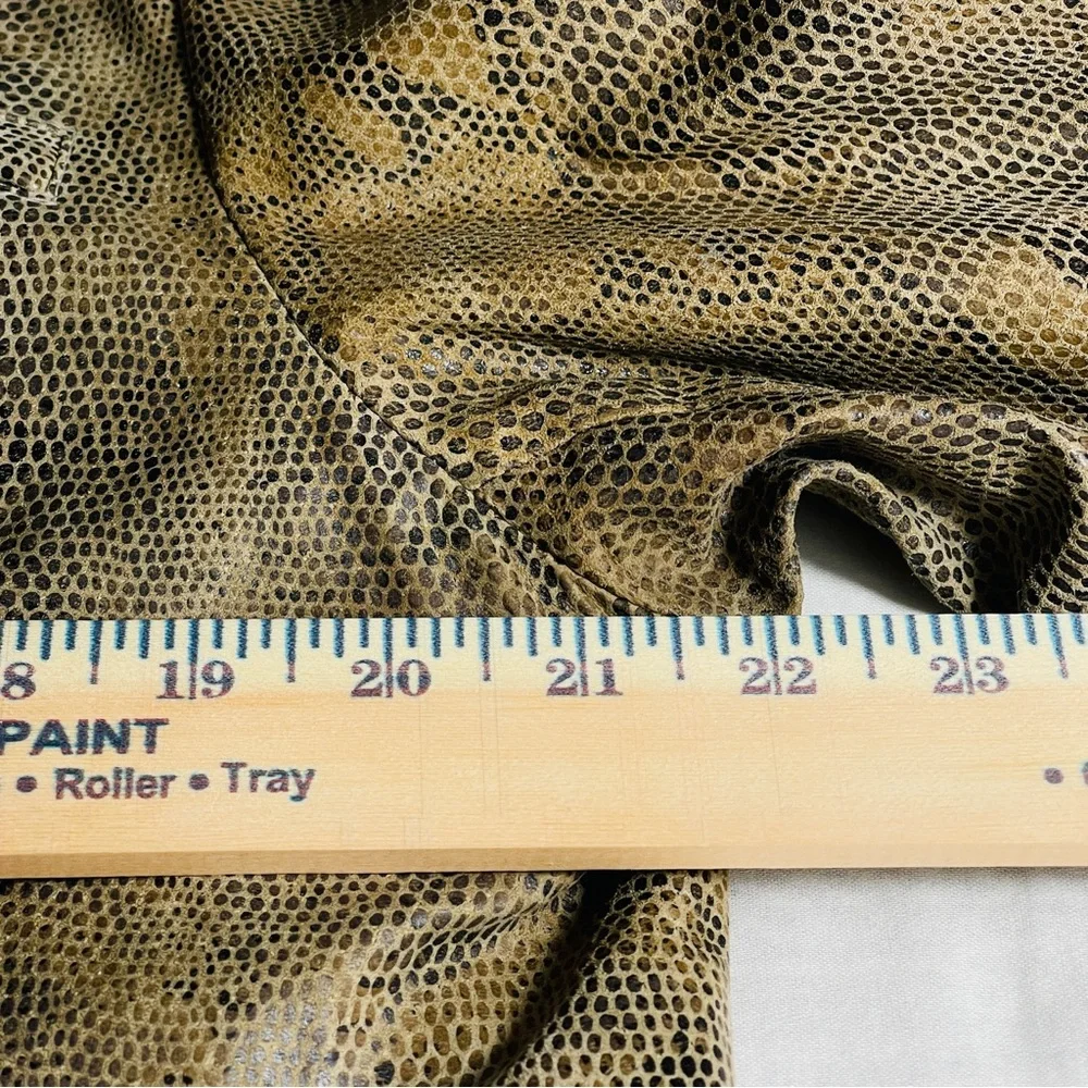 Alfani GenuineLeather Python-Embossed Moto Jacket/ Size XL - Picture 13 of 16